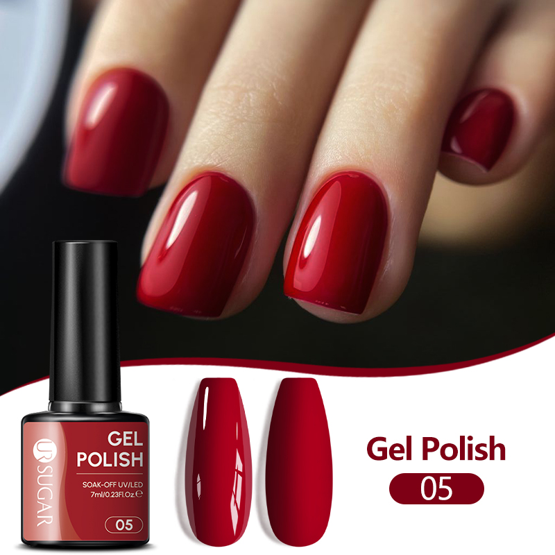 Набор гель-лаков UR SUGAR 1/6  – обзор и цена Nail Art Orange