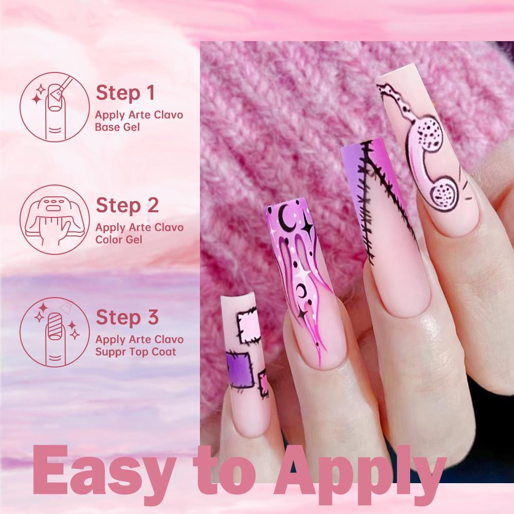 Гель-лак Arte Clavo Orange Yel – обзор и цена Nail Art Orange