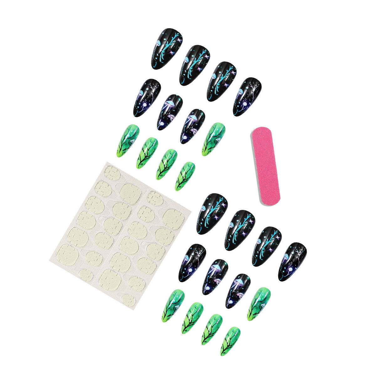 Миндальный пресс на ногтях, гр – обзор и цена Nail Art Press On