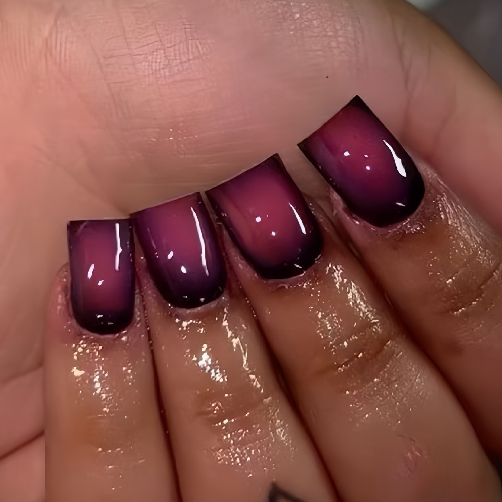 Короткие квадратные накладные  – обзор и цена Nail Art Pink