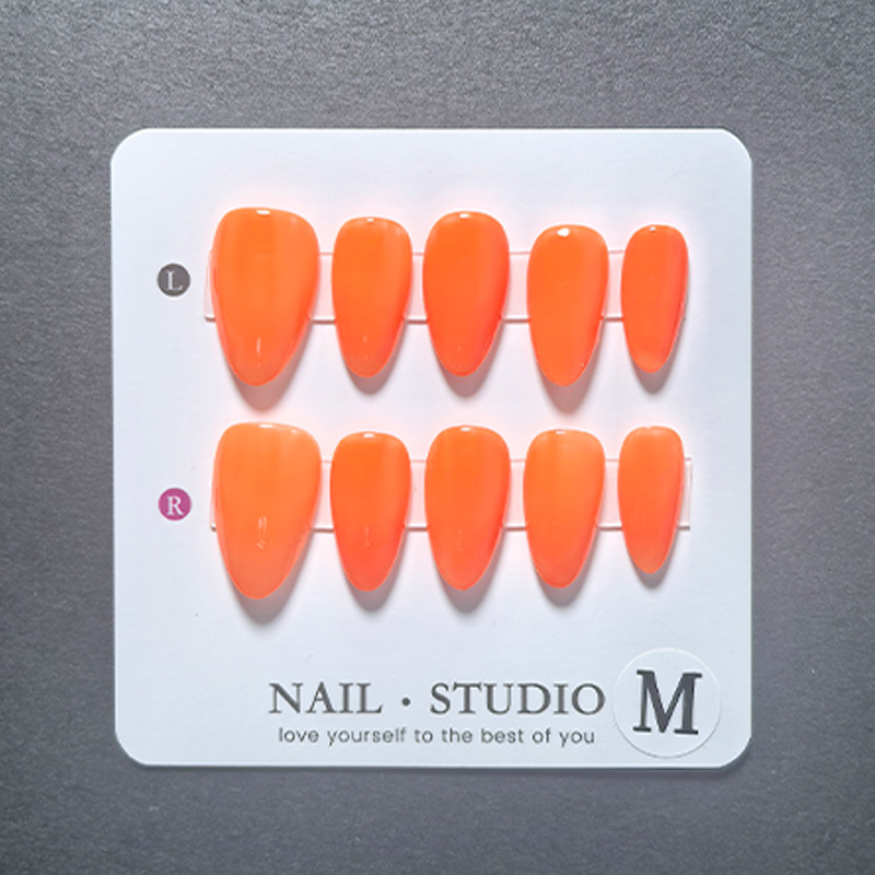 10 шт. акриловых накладных ног – обзор и цена Nail Art Orange
