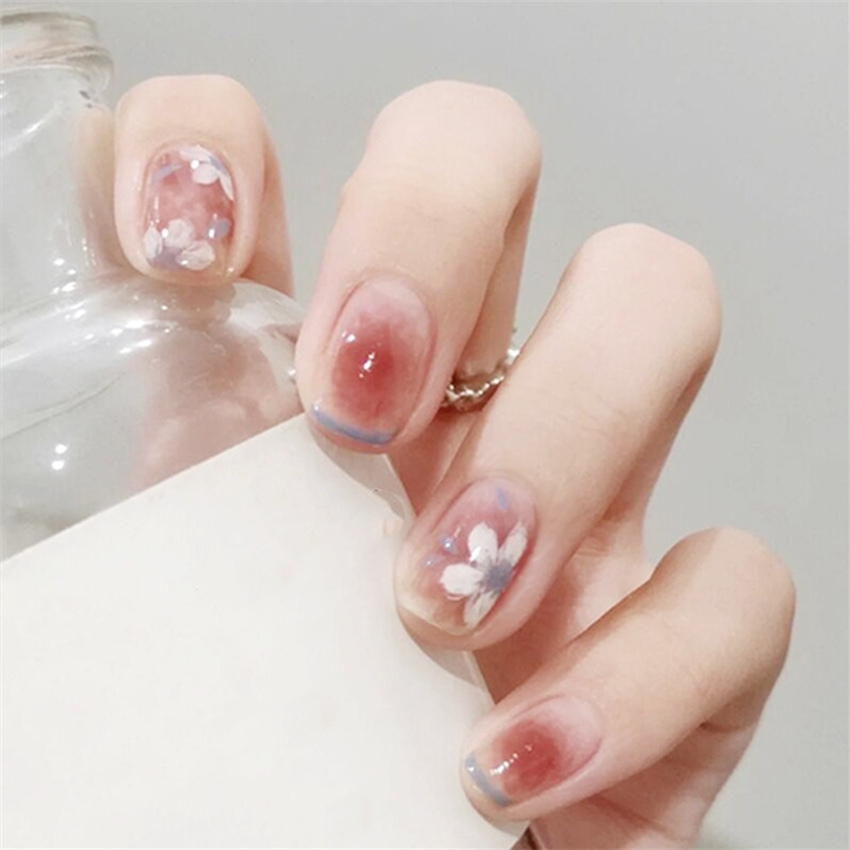Набор из 24 зеленых акриловых  – обзор и цена Nail Art Pink
