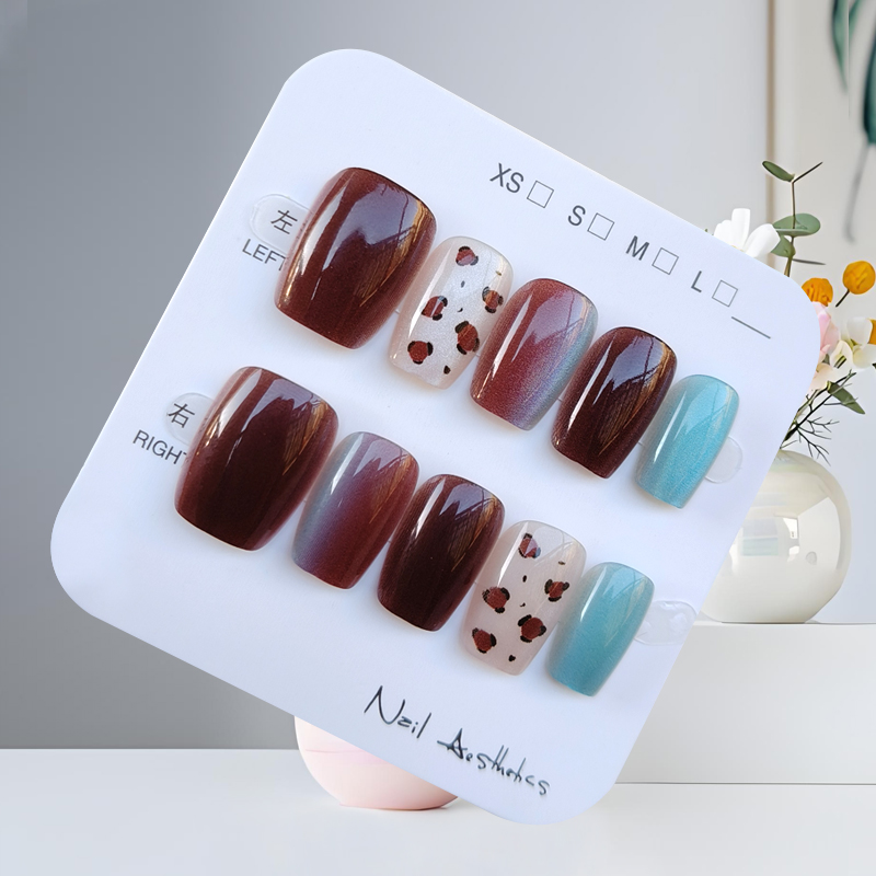 10 шт., осень-зима, новый стил – обзор и цена Nail Art Press On